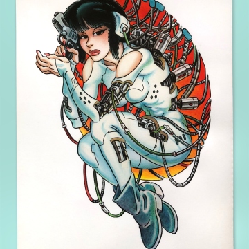 Mayor Kusanagi Art Print